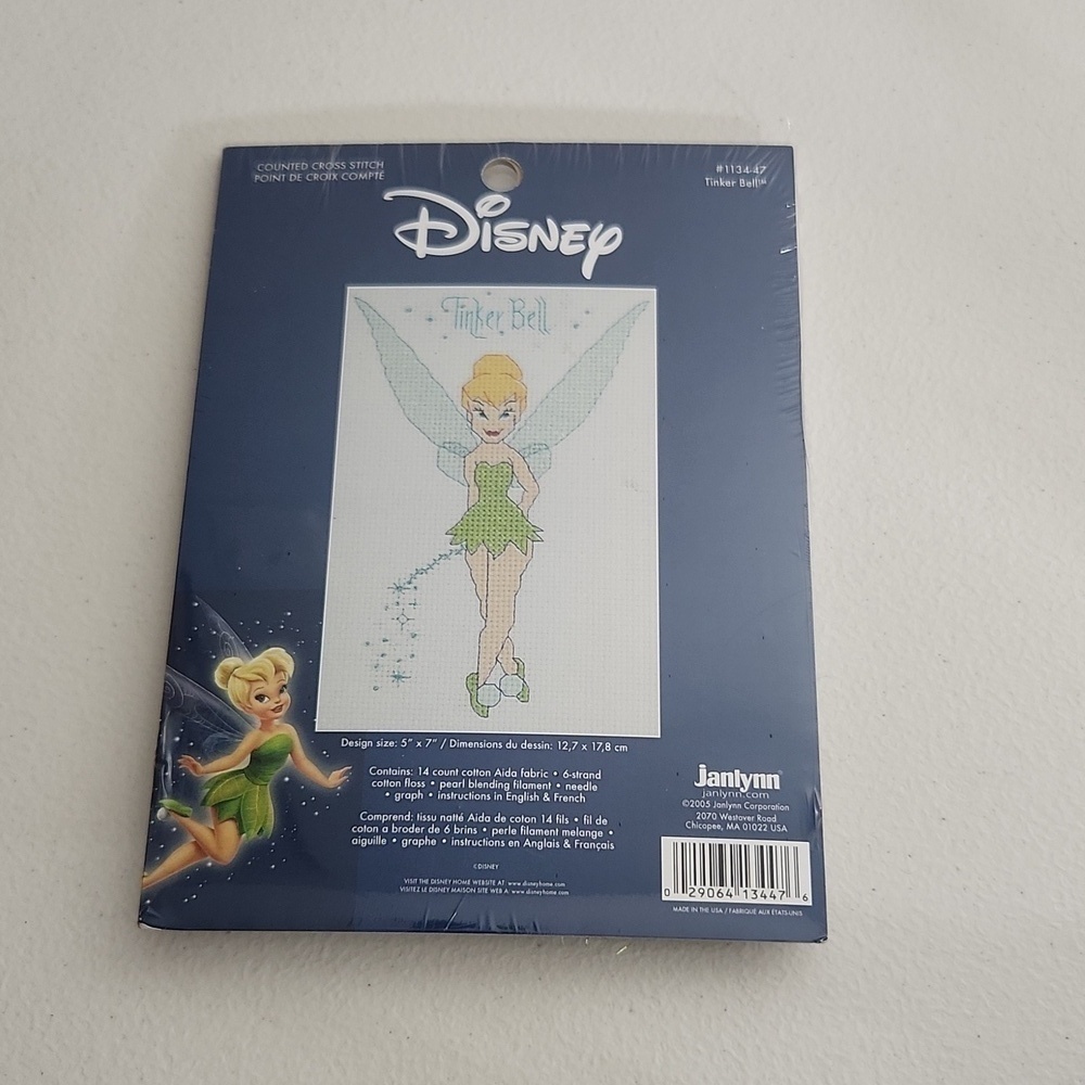 New Disney Cross Stitch Tinker Bell kit